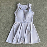 Women Sports Yoga Golf Running Exercise Tennis Dress With Built in Shorts Athletic Skirt High Waist Fitness Dress